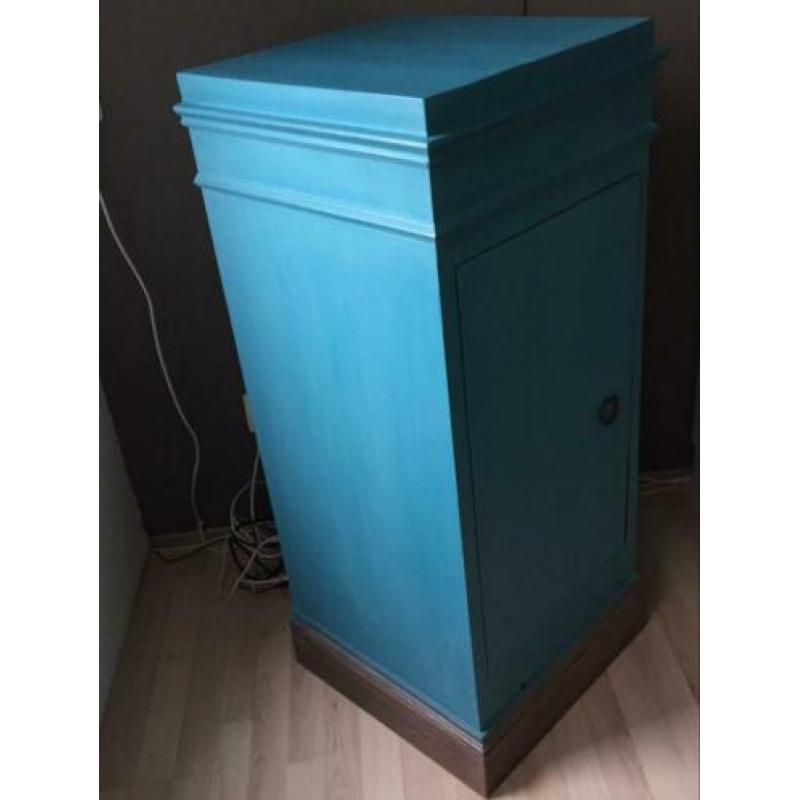 Vintage turquoise kast