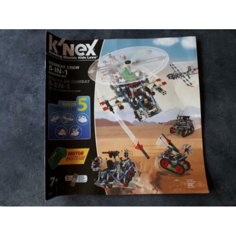 K'nex combat crew 5-in-1 bouwset