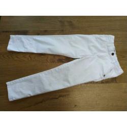 Witte broek van Zara maat 128