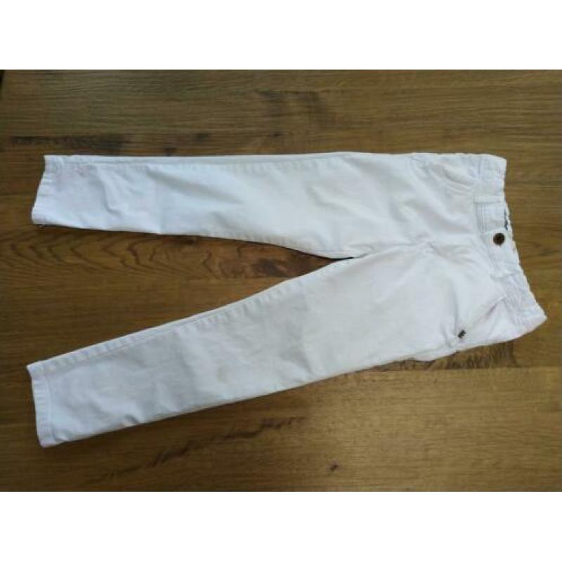 Witte broek van Zara maat 128