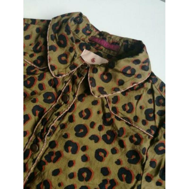 Scotch R'Belle Leopard Luipaard blouse 128 Groen