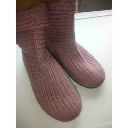 Uggs Gebreid Roze maat 33/34