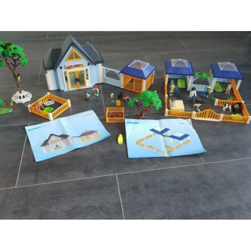 Playmobil nr4344 en 4343compleet in doos+37x assecoires