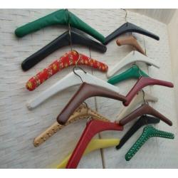 17 Vintage Retro Jaren 60 Kleerhangers Kledinghangers