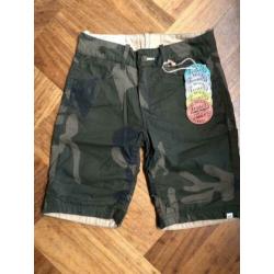 Vingino short camouflage beige 128 nieuw