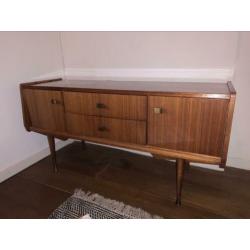 Pastoe hout gelakt dressoir tv meubel 70s