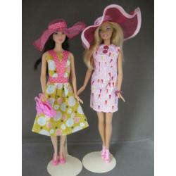 Barbie kleding / Kleertjes Pink Ladies