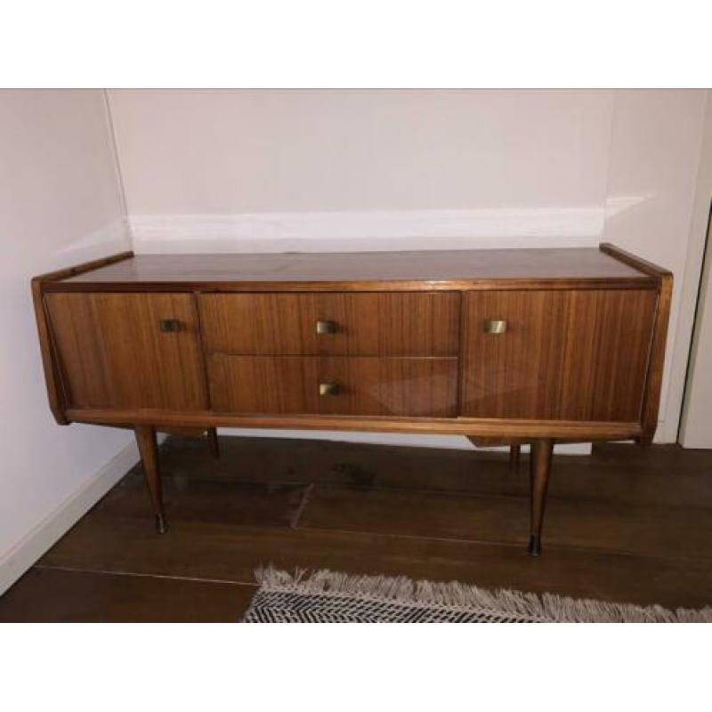 Pastoe hout gelakt dressoir tv meubel 70s