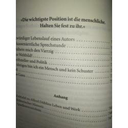 Alfred Döblin Lesebuch. NEU.