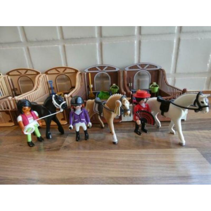 playmobil manege paarden stallen 5516 t/m 5521