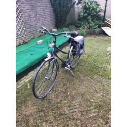 gazelle fiets, met fiets tas, zadeltas, bieden vanaf 35€