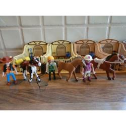 playmobil manege paarden stallen 5516 t/m 5521