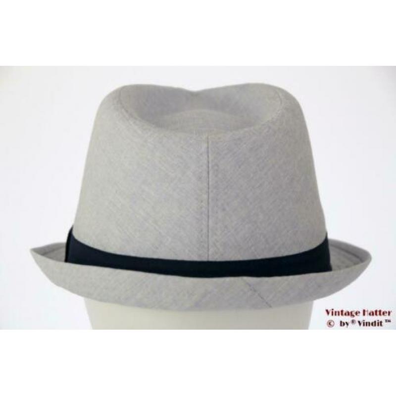 Gleufhoed Trilby Hawkins licht blauw katoen 58, 59 en 60 new