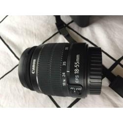 Camera canon 1300D met 18-55mm lens en 70-300mm lens Tamron