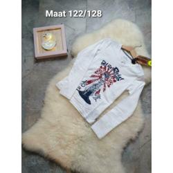 Maat 122/128 NIEUW Meisjes Shirt BLUE REBEL