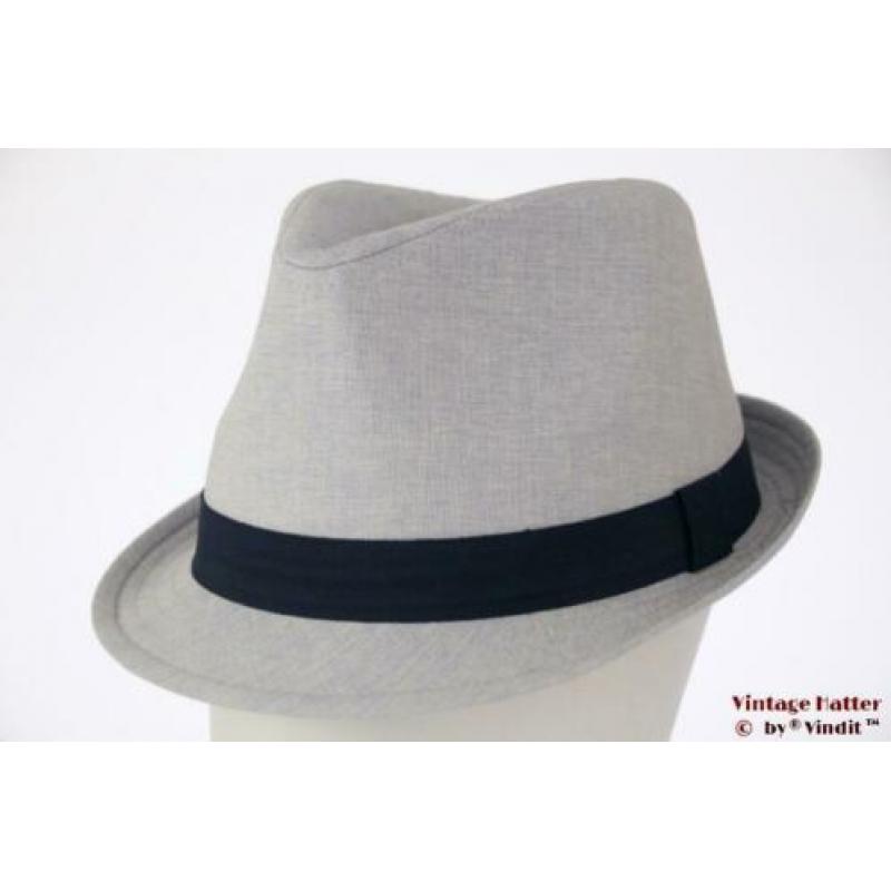 Gleufhoed Trilby Hawkins licht blauw katoen 58, 59 en 60 new