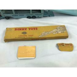 Dinky toys Bedford car transporter met loading ramp 1:43