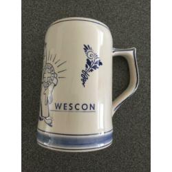 Werkspoor Wescon Bierpul Delft Blue Handpainted