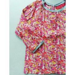 Bengh per principesse blouse bloemen maat 122 128 l