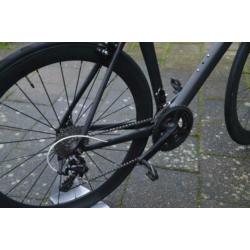 Carbon racefiets, matzwart