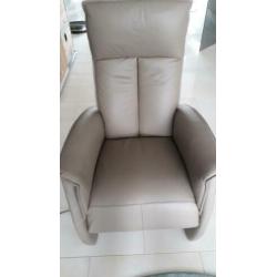 Electrische relaxstoel, kleur taupe