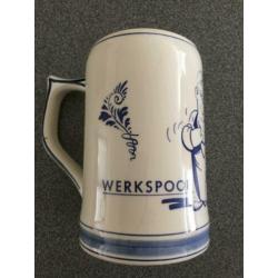 Werkspoor Wescon Bierpul Delft Blue Handpainted