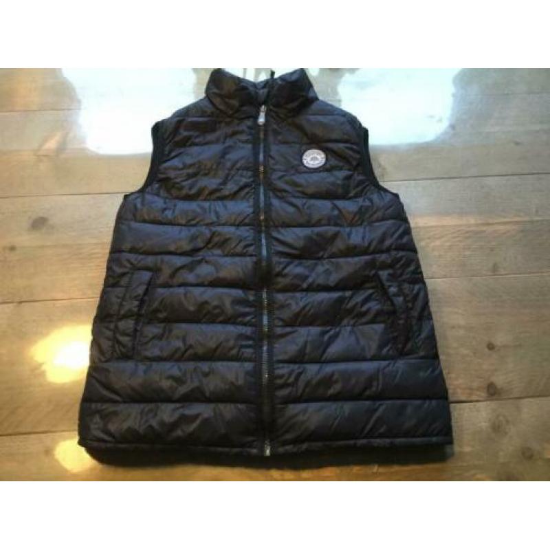 Bodywarmer jas nieuw donkerblauw 146 152 lichtgewicht