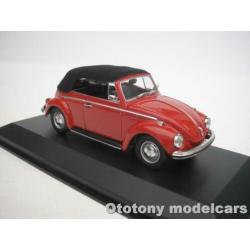 Vw Volkswagen 1302 Cabriolet 1970 Rood 1/43 Maxichamps