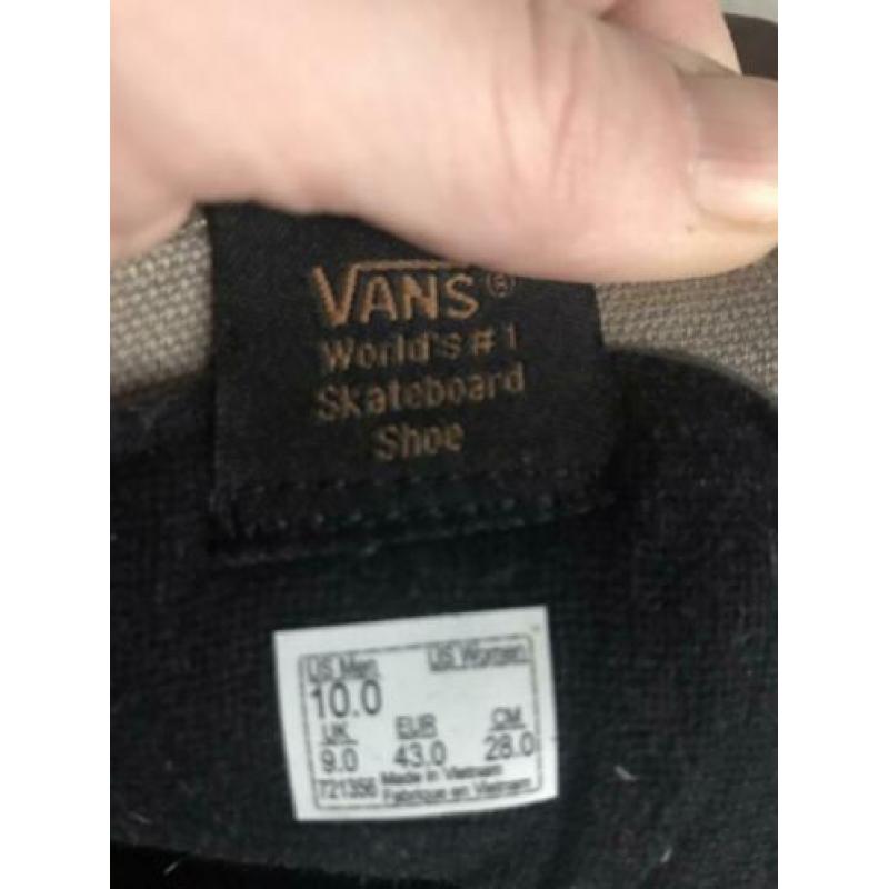 Leren vans maat 43