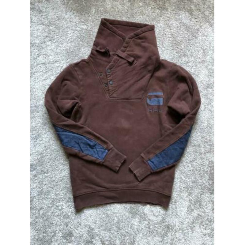 G Star RAW denim sweater/trui M bordeaux rood. Géén S/L