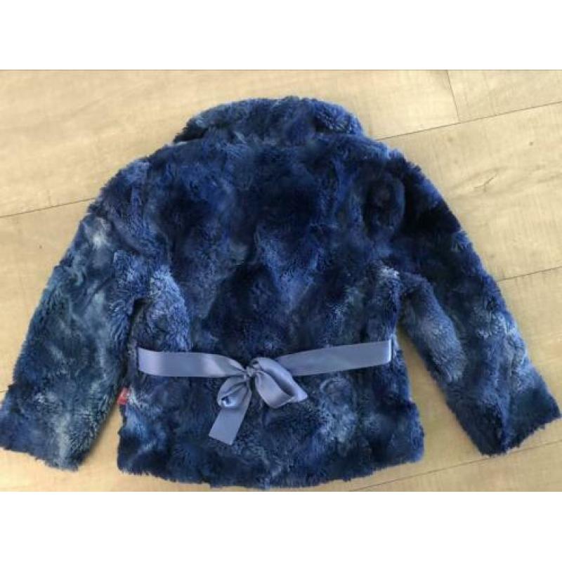 Bomba fluffy jasje blauw 98/104