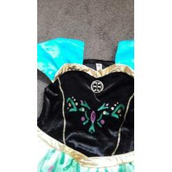 Verkleed kleding elsa jurk maat 128/134