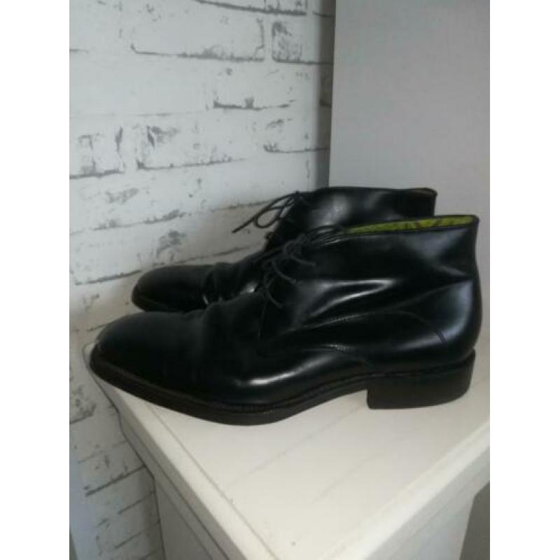 Paul Smith zwarte ankle boots, echt leer. Maat 44.