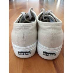 Superga platforms maat 37 beige