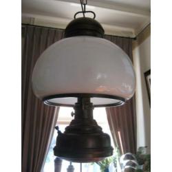 messing olielamp 54 cm hoog