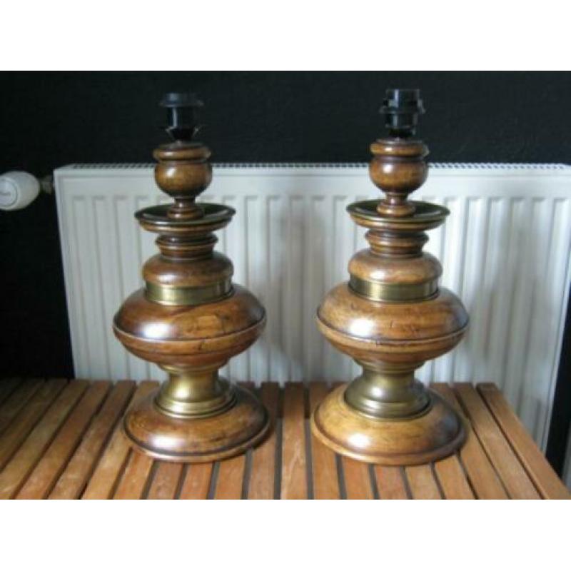 messing olielamp 54 cm hoog