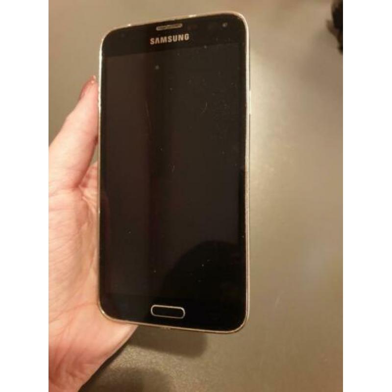 Gebruikte Samsung S5, blauw