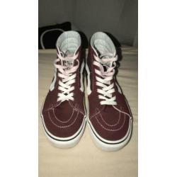 Vans sk8-hi platform rood maat 36,5 (valt als 37,5)