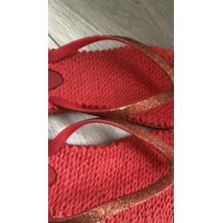 Ilse Jacobsen slippers rood maat 38