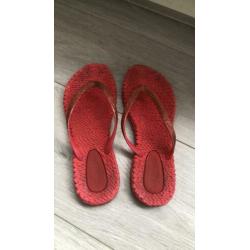 Ilse Jacobsen slippers rood maat 38