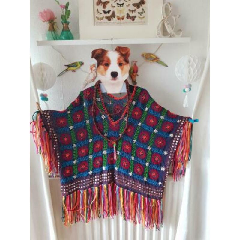 IBIZA LAS DALIAS KUCHI BANJARA kleurrijke NIEUWE poncho??