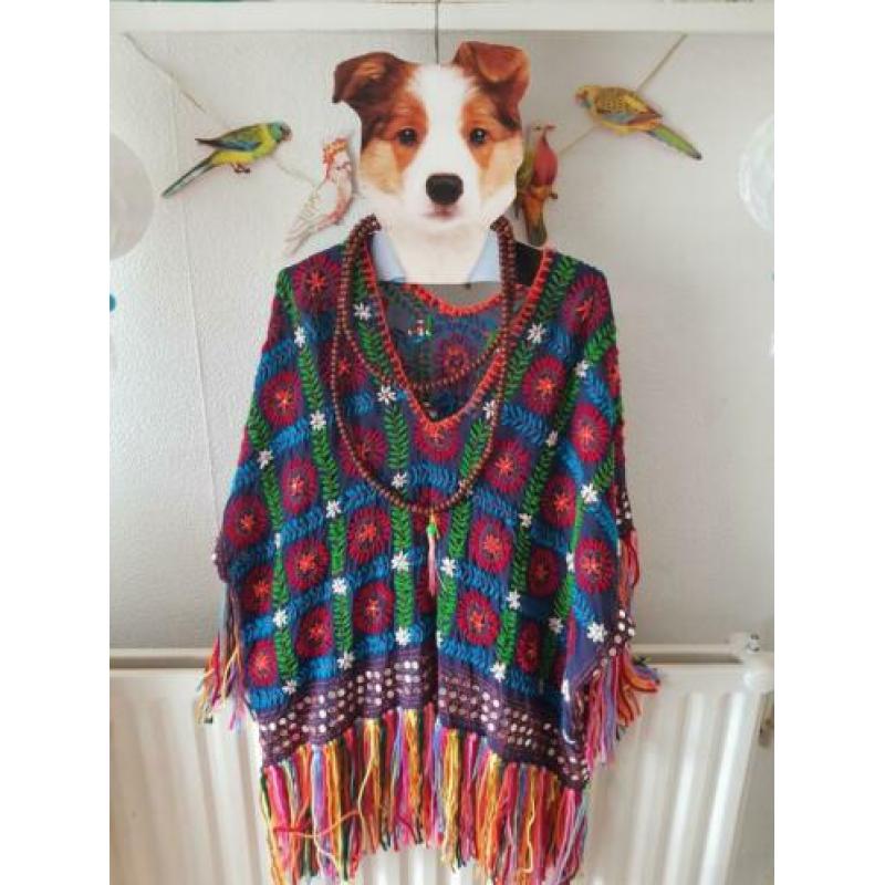 IBIZA LAS DALIAS KUCHI BANJARA kleurrijke NIEUWE poncho??