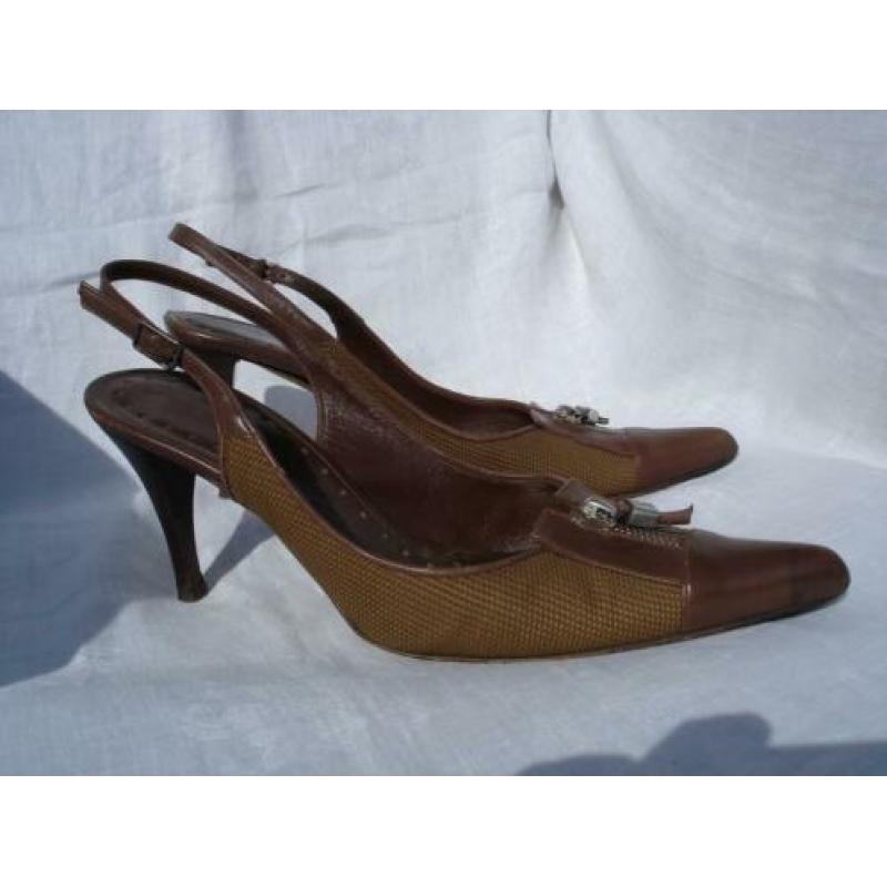 Yves Saint Laurent pumps mt 39 licht bruin hak=8 Italy