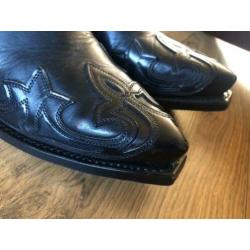 Sendra enkellaarsjes / cowboyboots zwart mt. 36