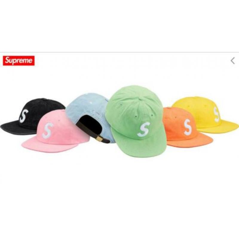 Supreme S-logo cap SS18