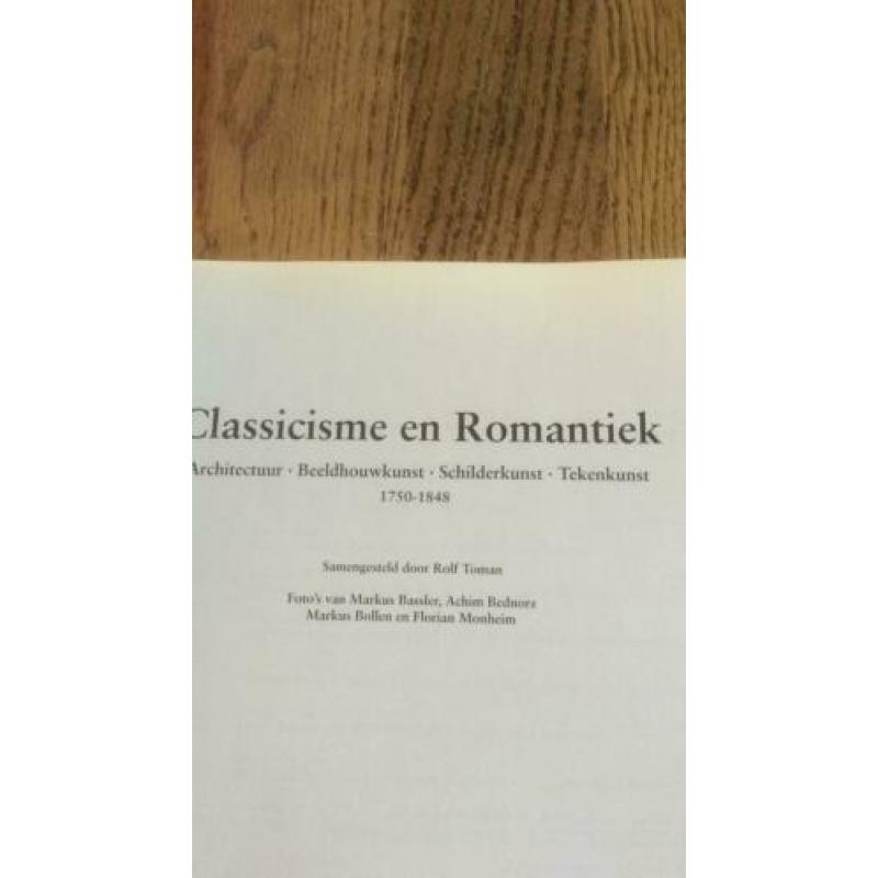 Boek classicisme en romantiek