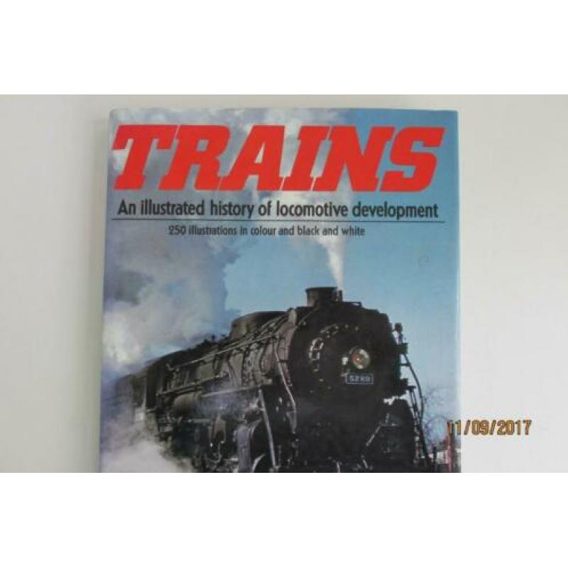 een engels treinenboek "" trains "" en die is nog als nw