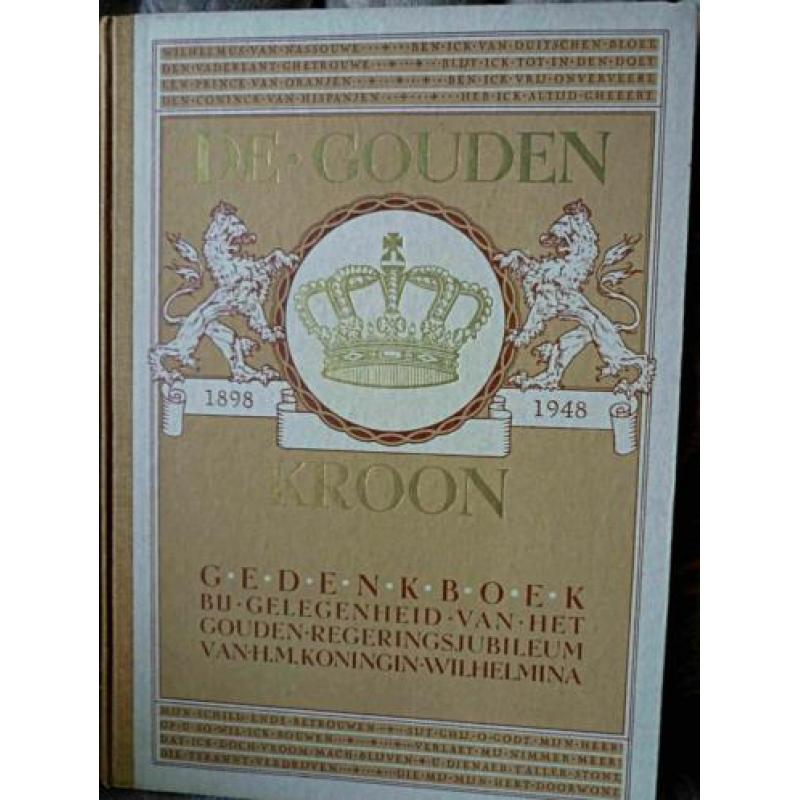 Gedenkboek regerings jubileum Koningin Wilhelmina 1948