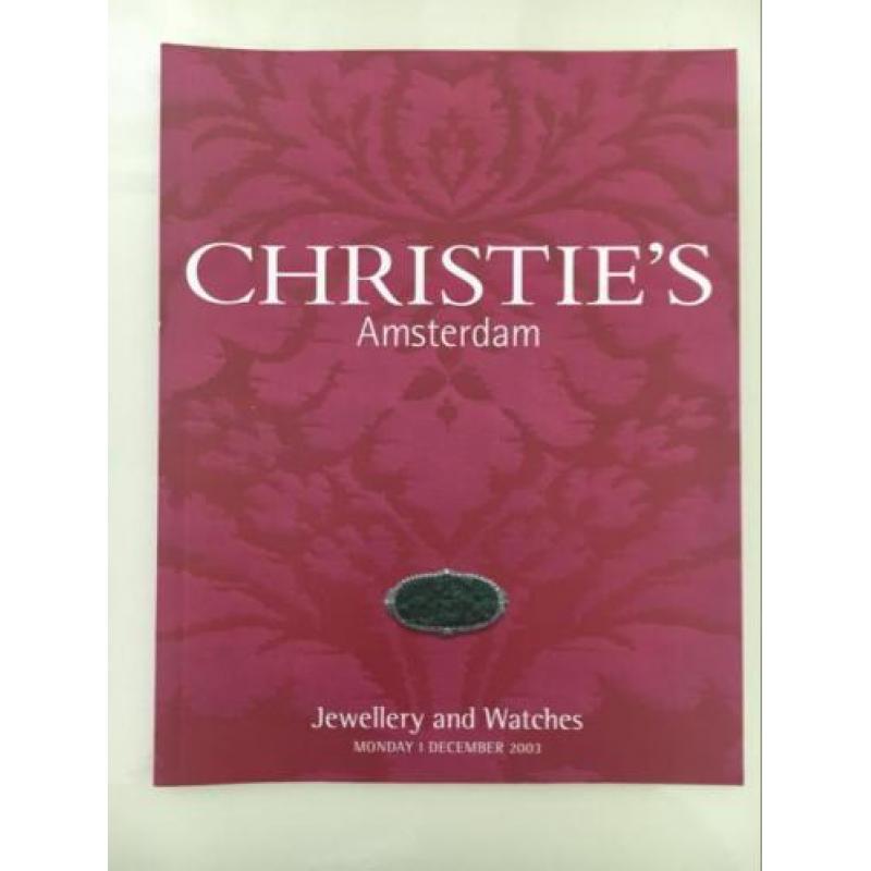 Christies sieraden catalogus 2003, ook een aantal horloges