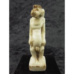 Egyptian faience amulet of Toth as Baboon